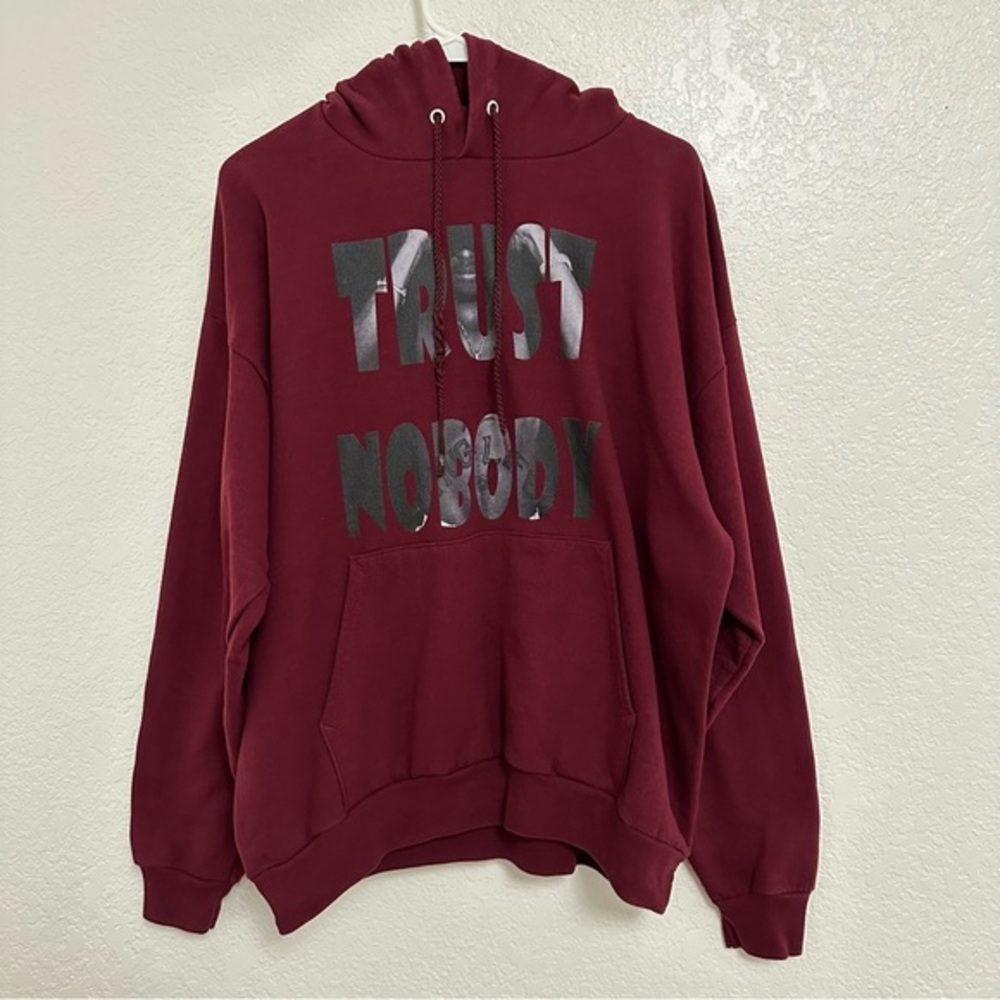 Mens Maroon Sweatshirt Hoodie‎